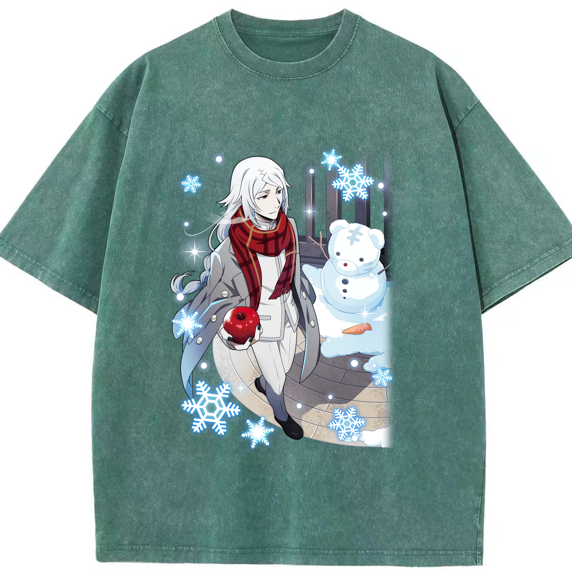 （画像用） 文豪ストレイドッグス Bungo Stray Dogs 綿100% ヴィンテージ風 半袖Tシャツ（フロントプリント）